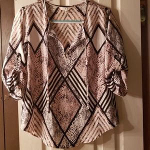 Super cute snakeskin with light pink accents